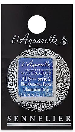 Sennelier Watercolour 1/2 Pan S2 - Ultramarine Deep