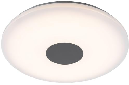 24 Watt LED Decken Leuchte Lampe Beleuchtung rund Acryl satiniert Chrom Globo 41331 AUGUSTUS