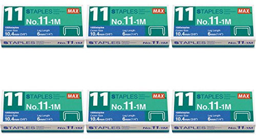 Office 4 All Max. 11-1M Heftklammern Für Vaimo Hefter, 6 Packungen