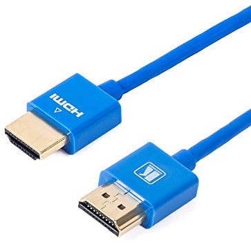 Kramer Câble HDMI haut débit avec Ethernet, 0,9 m bleu