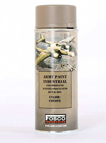 Fosco Bombe de Peinture Militaire Spray 400 ML Coyote