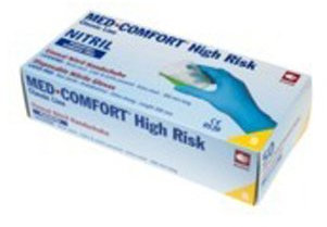 neoLab Nitrilo - Guantes unisex (50 unidades, extrafuertes, talla grande), color azul