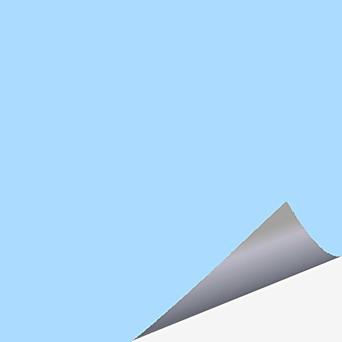 50 Stück Fliesenaufkleber 15x15 cm pastellblau matt für Küche und Bad - für alle Wandfliesen, babyblau