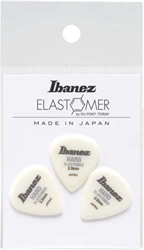 Ibanez BELJ1HD25 Elastomer Picks Hard White - Plektren Set