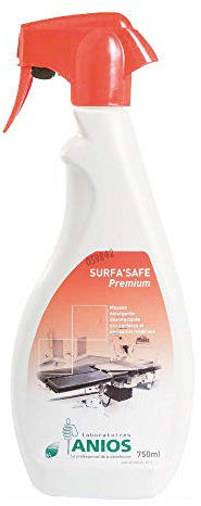 Anios 2419326 Safa Safe Safe Premium Disinfectant Mousse, rouge, 750 ml