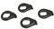Pro Bamboo Kitchen 4 x Fahrrad-Radnabenhaken, Unterlegscheibendichtung M8 Vorder- und M10 Hinterachsdichtung, feste Vorder- und Hinterrad-Aufhängehaken