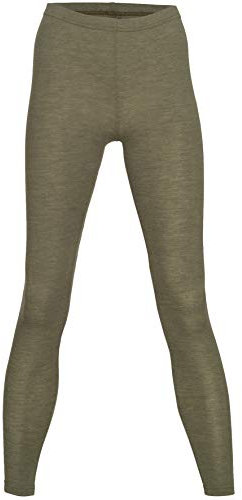 Engel Natur, Damen Leggings, Wolle Seide, Gr. 34-48 (38-40, Olive)