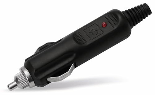 KFZ Zigarettenanzünder-Stecker mit roter LED