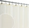 Barossa Design Cortina de Ducha Suave de Punto gofre, Mezcla de algodón, Tejido de Panal de Abeja, Color Crema, para baño, Hotel, SPA y Lavable a máquina, Color Crema, 72 x 72 Pulgadas