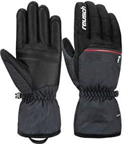 Reusch Herren Snow King Garantiert Winddichte und Extra Atmungsaktive Skihandschuhe Softshellhandschuhe Schneehandschuhe Winter-Handschuhe für Damen und Herren