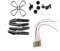 OZLLO [Drohnenteile] K9 K9PRO Mini Rc Drohne S171 XT6 Ersatzteile Klingen Propeller Motor Motoren Getriebe Kit [Einfach zu installieren]