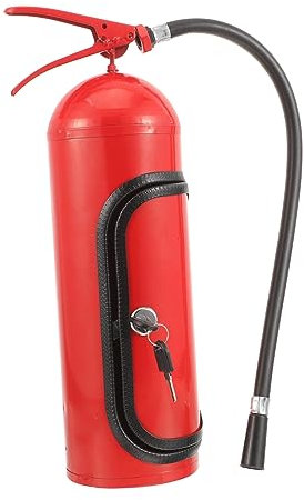 WHAMVOX Scatola Estintore Di Simulazione Portabottiglie Per Estintore Portabottiglie Estintore Il Pompiere Fa Finta Di Giocare Porta Vino Di Compleanno Plastica Uomo Semplice