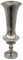 Knüllermarkt I Elegante Amphore Vase Silber Metall ca. 61 cm Hochzeit Verlobung Tischdeko edel elegant Gesteck Gestecke Blumen