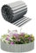 JonesHouseDeco Rotolo di bordo per prato da giardino in metallo zincato, 6 m, largo ondulato, altezza 25,4 cm, resistente, per aiuole fai da te, prati, vialetti, K653D01