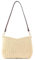 Ulisty Damen Kleine Gewebte Strohtasche Mini Sommer Strandtasche Bohemian Urlaub Umschlag Beutel Chic Unterarm Schulter Handtasche beige
