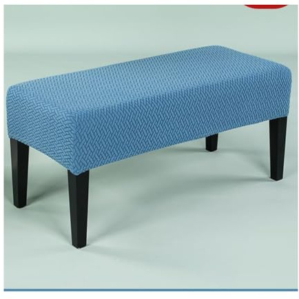 HHONGWYT Bezug für Esszimmerbank Bezug für Sitzbank Stretch Holzbank Schonbezug Bezug Fußhocker Bank Sitzbank Hocker Husse Esszimmerbank Flurbank Stuhlhusse Sofabank Bezüge,#e,100x40x10cm