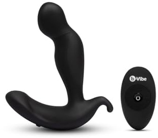 b-Vibe 360 Anal Plug - Vibrating Butt Plug, Remote, Sex Toys (Black)