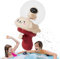 Jouet à d'eau pour,Jouet à d'eau pour - Jouet d'extérieur pour Piscine,Jouet d'extérieur, Jouet à d'eau avec lumières, Jeu de Piscine, portée jusqu'à 26 Pieds