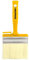 WOLFPACK LINEA PROFESIONAL Brocha Profesional Techos 100x30 mm. Cerda Blanca. Mango Ergonomico, Con Gancho. Brocha Pintura, Brocha Pintor Profesional