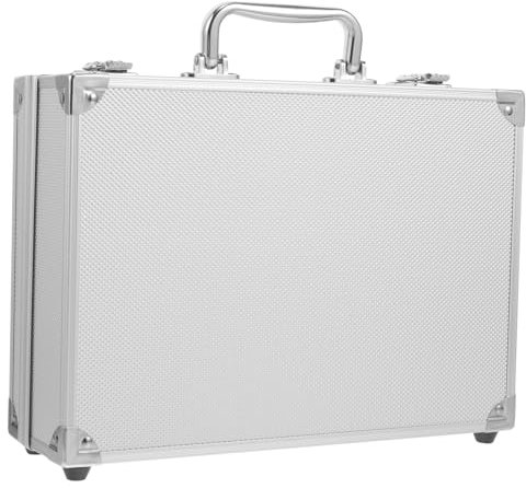 KITANDOVE Caja De Almacenamiento De Aluminio Caja Tipo Maleta Para Kit De Herramientas De Hardware Mini Kit De Herramientas Para El Hogar
