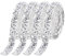 HonGien 4 Rollen Crystal Rhinestone Ribbons Diamant Bling Band Selbstklebende Kristall Strass DIY Diamant Band für Hochzeit Geburtstag DIY Dekoration (Silber, 10mm)