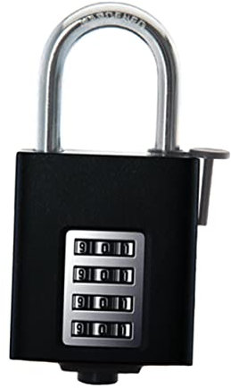 Vaguelly Bloqueo De Contraseña Antirrobo Cerraduras Cerraduras De Combinación Para Exterior Resistente Intemperie Para Puertas De Gimnasios Vallas De Hierro