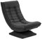 Swivel Floor Gaming Chair, Folding Swing Chair 360-Degree Rotatable With Adjustable Comfortable Backrest, 5-Fold Lazy Sofa recliner For Home & Living Room (Grey)