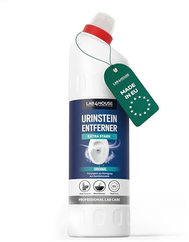 Lab4House | Urinsteinentferner 1000 ml | Extra Stark Profi WC-Reiniger gegen Urinstein, Kalk & Rost | Entfernt hartnäckige Ablagerungen mühelos | Hergestellt in der EU