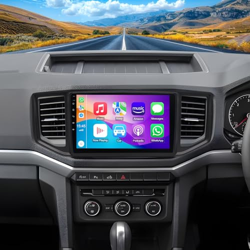10 Inch Android 14 Car Stereo for VW Crafter 2017-2021 2+32G Car Radio with Wireless Carplay Android Auto with GPS Sat Nav WiFi Bluetooth FM AM RDS Mirror Link SWC Split Screen Rear Camera