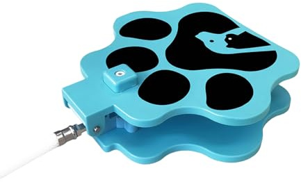 Dog Water Fountain, Pet Dispenser, Step-on Waterer mit Hose Befestigung, Outdoor Hydration Tool Hot Weather, Drinking Station für Backyard Camping Reise Kennel Klinik Crate