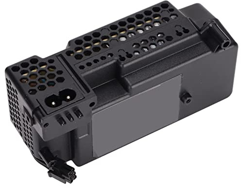 Marhynchus Netzteil AC-Adapter 12 V 10 A, Interner Ersatz für S-Spielekonsole, ABS + Metall, Leise Kühlung, Tragbares Design mit Kompaktem, Stromlinienförmigem Power Brick