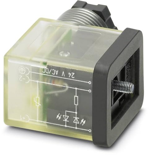 PHOENIX CONTACT SACC-VB-3CON-M16/BI-1L-SV 24V Ventilstecker, 3 Polig, 6mm - 8mm Kabelaußendurchmesser, 25.600g