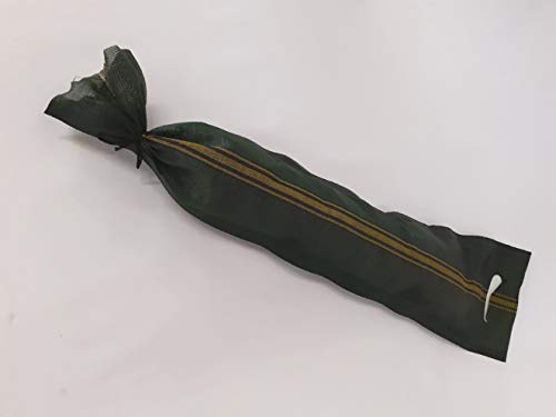 250 Stück Zill Silosäcke 25x100cm mit Zugband, grün mit Griff, Silosandsäcke Monofilsäcke Sandsäcke, Silosack Sandsack