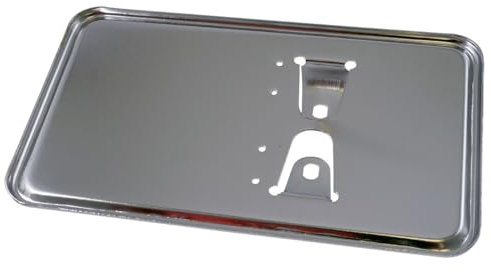 Kennzeichenhalter Platte in Chrom 100x175 mm