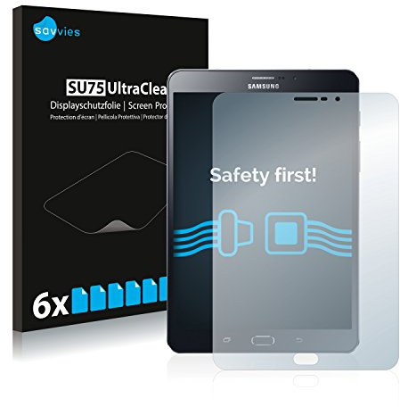 savvies (6 Pezzi Pellicola Protettiva per Samsung Galaxy Tab Tab S2 8.0 LTE Protezione Schermo Trasparente