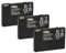 vhbw 3X Akku kompatibel mit Siemens/Gigaset SL100, SL1, SL2, SL150, S44, 4015 Micro, S445, S440 Handy Smartphone Telefon (850 mAh, 3,7 V, Li-Ion)