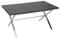 Mendler Esszimmertisch Fano, Tisch Esstisch, Edelstahl 3D-Struktur 160x90cm - Dunkle Eiche-Optik