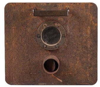 Weltevree Outdooroven Brennkammertür 35 x 35 cm, h 14 cm