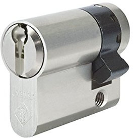 ABUS Vitess 2000 Halbzylinder 55/10 mm | Profilzylinder Schließzylinder Zylinder | mit Bohrschutz & technischem Kopierschutz | Patentschutz bis 2034 | Inklusive 3 Schlüssel | Sicherungskarte