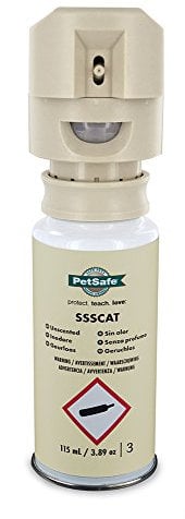 PetSafe SSSCAT Spray Pet Deterrent, Motion Activated Pet Proofing Repellent for Cats and Dogs, Environmentally Friendly