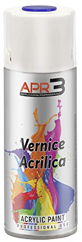 APR3 - S4005010 Vernis peinture Acrylique Multi-Usage, Couleur Bleu Gentiane RAL 5010, Aérosol En Fer-Blanc Recyclable de 400 ml