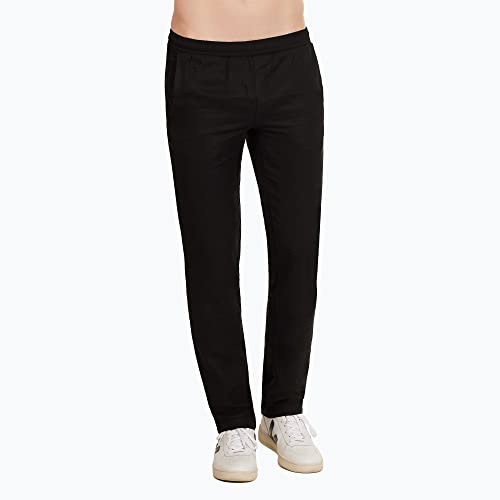 TAO Couletto Sportswear Herren Lange dünne Freizeithose aus Lyocell Timmy Black 23