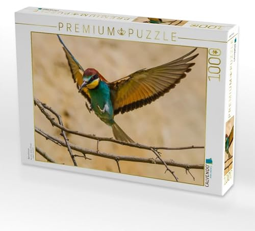 CALVENDO Puzzle Bienenfresser | 1000 Teile Lege-Größe 64 x 48 cm Foto-Puzzle für glückliche Stunden