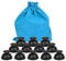 Hydream Silikon Schröpfen Cups, Anti Cellulite Massage Cups Cupping Set Therapie Set Vacuum Tassen Schröpfgläser Body Saugnäpfe Vakuum Massagegerät für Anti Aging, Muskel Entspannung (12PCS/Schwarz)