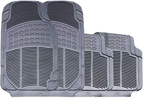UKB4C Car Grey Rubber Floor Mats Set fits Citroen C1 C2 C3 C4 Saxo