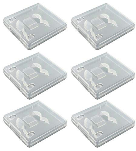 Easypack 6 boîtiers Transparents pour clés USB