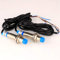Gebildet 2pcs Interruttore di Rilevamento Sensore di Prossimità Induttivo in Metallo, Rilevatore LJ12A3-4-Z/BX 4mm 6-36VDC 300mA NPN Normalmente Aperto (NO) a 3Fili