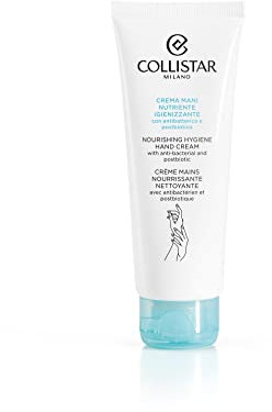 Collistar pflegende, hygienisierende Handcreme, mit antibakterieller und postbiotischer Wirkung, schnell einziehende, samtige Textur, lang anhaltende, hygienisierende Wirkung, 75 ml