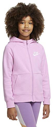 Nike G Nspe Full Zip Giacca di Pile, LT Arctic Rosa/Bianco, L Unisex-Bambini