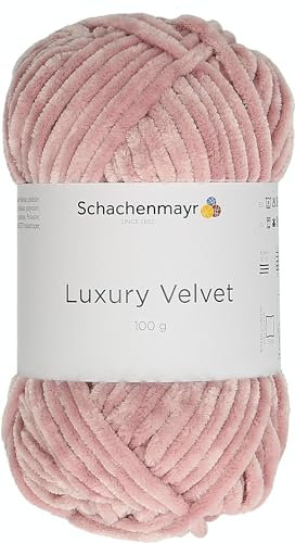 Schachenmayr Luxury Velvet, 9807592-00035, Farbe: Rose, 100g, Handstrickgarne